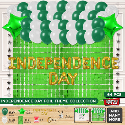 Independence Day Foil Letters Theme Collection