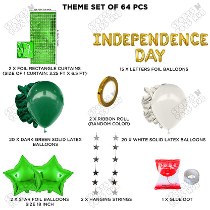 Independence Day Foil Letters Theme Collection