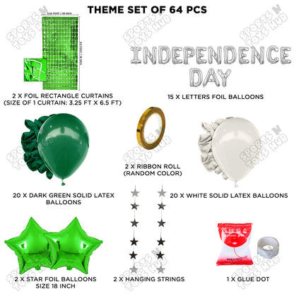 Independence Day Foil Letters Theme Collection