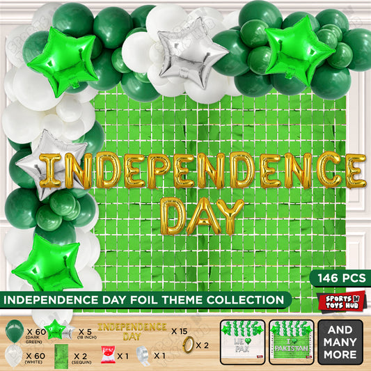 Independence Day Foil Letters Theme Collection