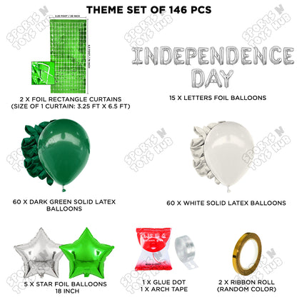 Independence Day Foil Letters Theme Collection
