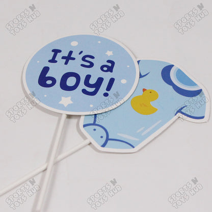 Its a Boy Cake Topper - 6 Pcs