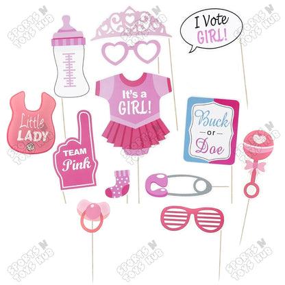 Its A Girl Photo Props - 10 Pcs