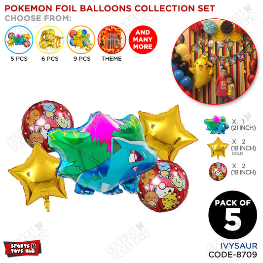 Ivy-saur Foil Balloon Set