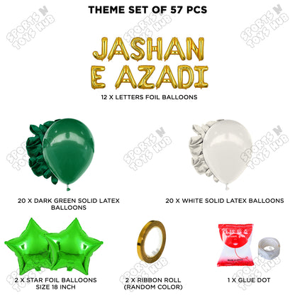 Jashan e Azadi Foil Letters Theme Collection