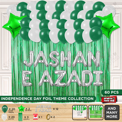 Jashan e Azadi Foil Letters Theme Collection