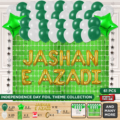 Jashan e Azadi Foil Letters Theme Collection