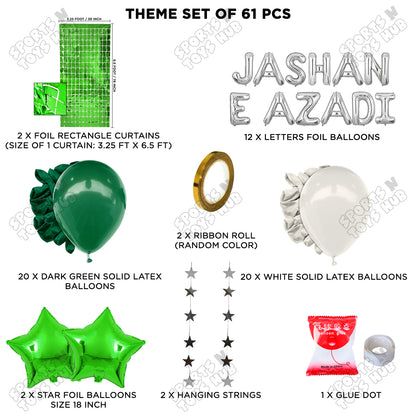 Jashan e Azadi Foil Letters Theme Collection
