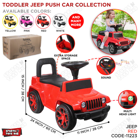 Twinkle Ride-On Car Baby Toddler Jeep Push Car Riding Toy