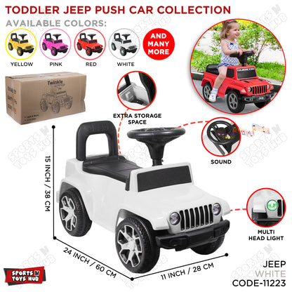 Twinkle Ride-On Car Baby Toddler Jeep Push Car Riding Toy