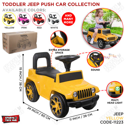 Twinkle Ride-On Car Baby Toddler Jeep Push Car Riding Toy
