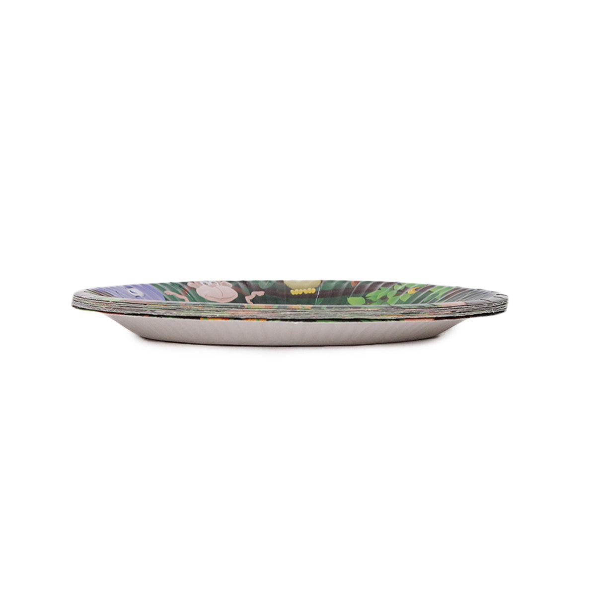 Printed Cartoon Character Jungle Safari Disposable Plates - Pack Of 10