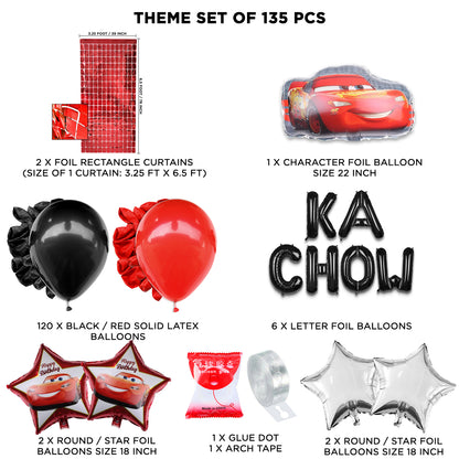 Mc-Queen Ka Chow Foil Letter Arch Theme