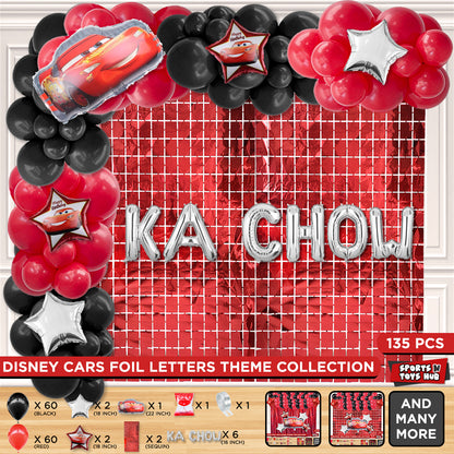 Mc-Queen Ka Chow Foil Letter Arch Theme