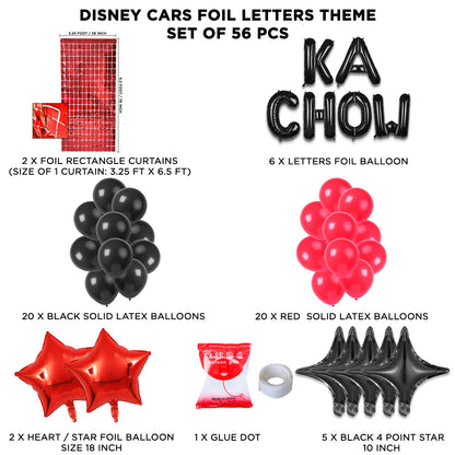 Mc-Queen Ka Chow Foil Letter Theme
