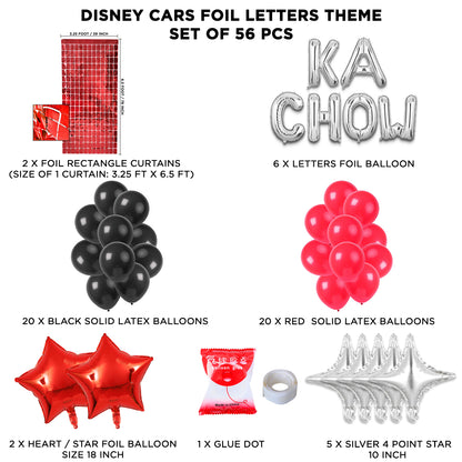 Mc-Queen Ka Chow Foil Letter Theme
