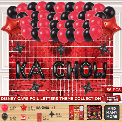 Mc-Queen Ka Chow Foil Letter Theme