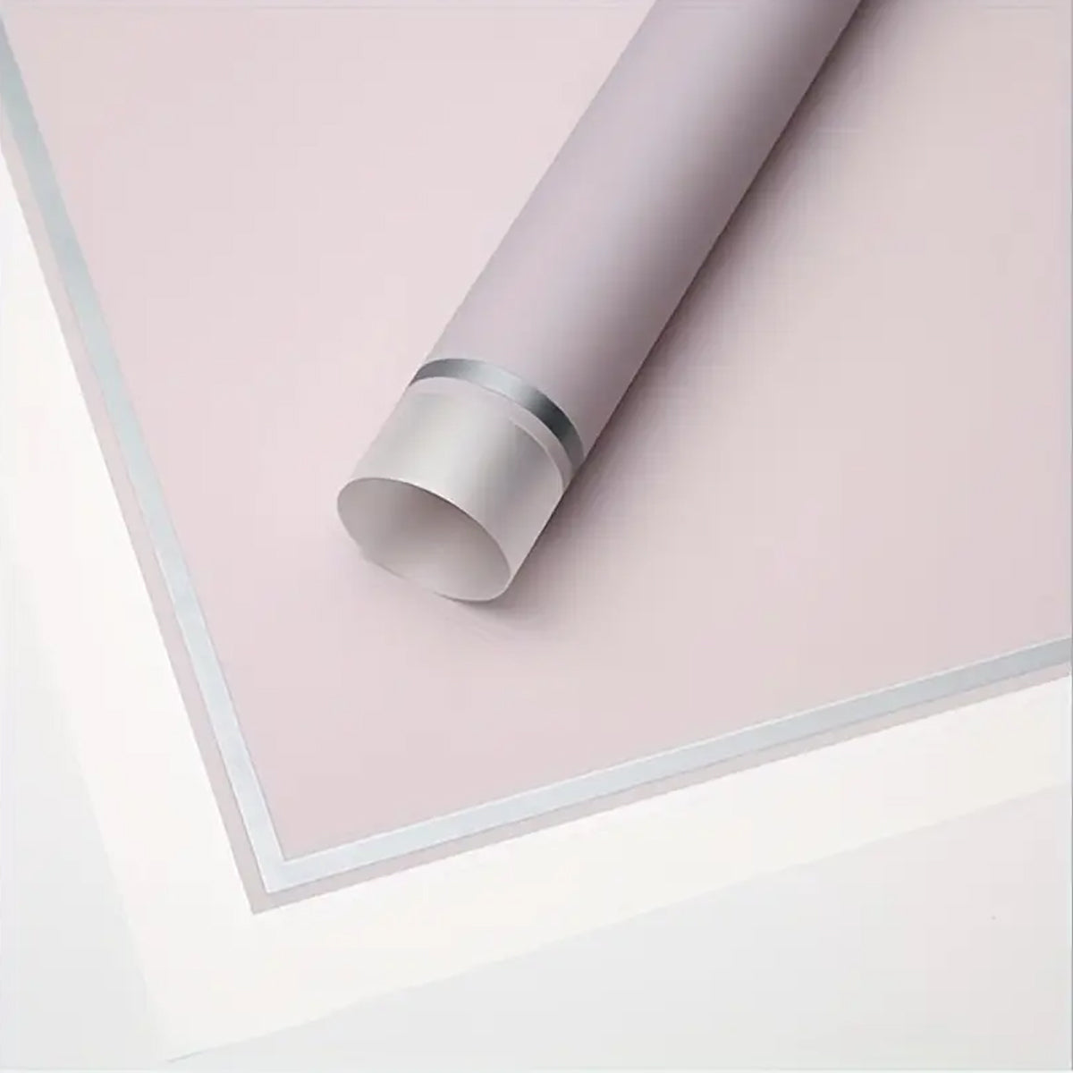 Triple Edge Thin Clear Border Translucent Flower Wrapping Bouquet Sheets
