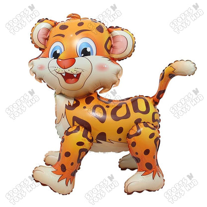 4D Tiger Foil Balloon 61x57 CM