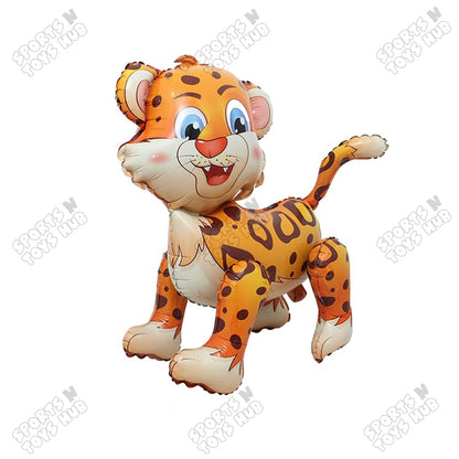 4D Tiger Foil Balloon 61x57 CM