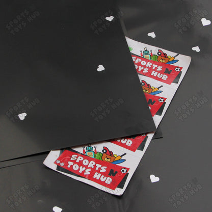 Love Heart Printed Solid Opaque Flower Bouquet Sheets - 20 Sheets