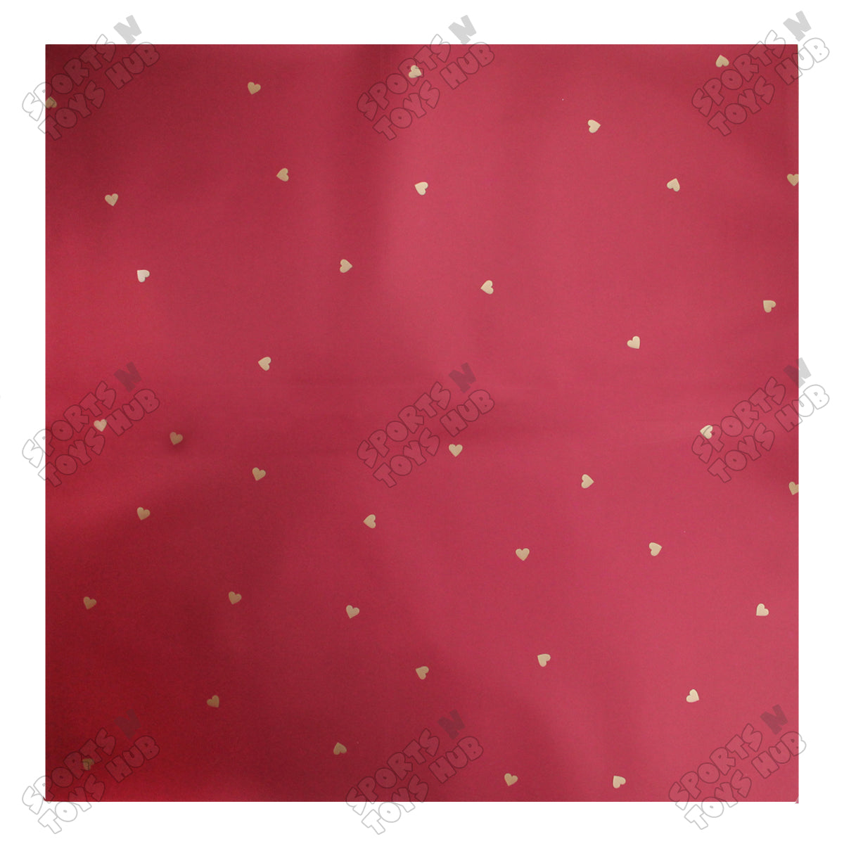Love Hearts Printed Solid Opaque Flower Bouquet Sheets - 20 Sheets