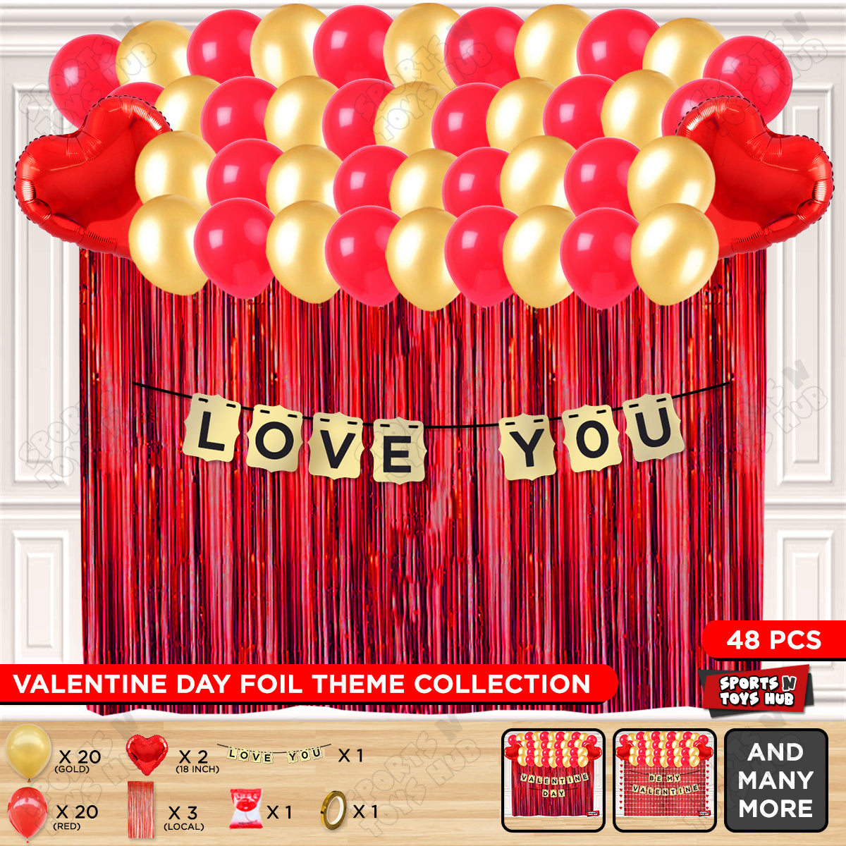 Love You Card Banner Theme Collection