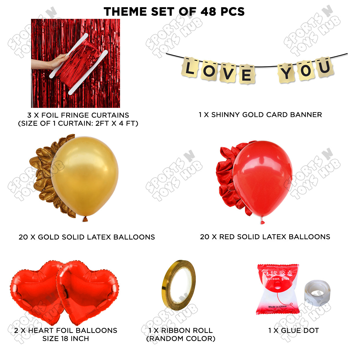 Love You Card Banner Theme Collection