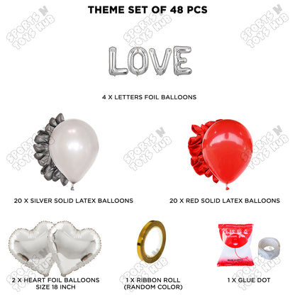 Love Foil Letter Garland Theme Collection
