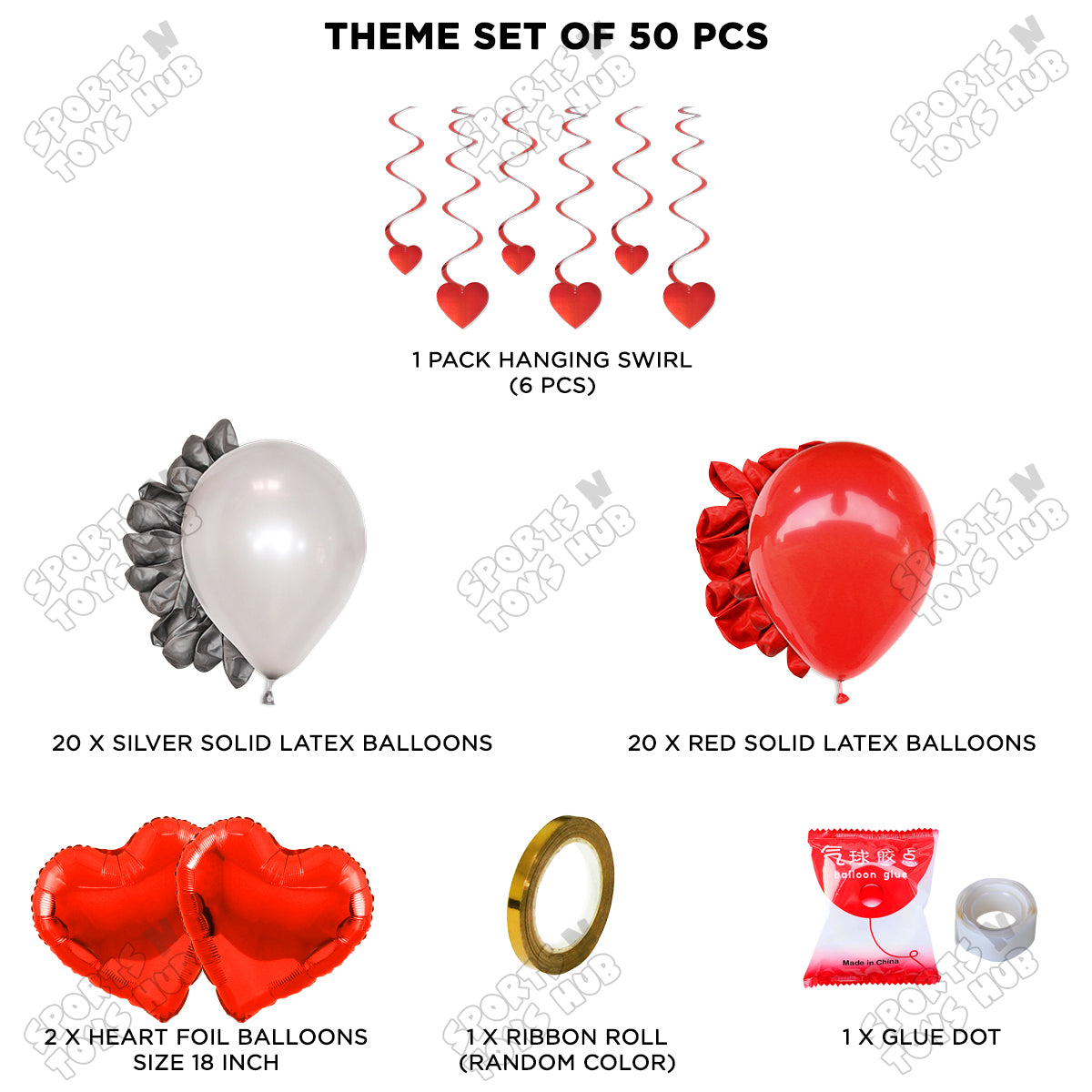 Heart Shape Swirl Theme Collection