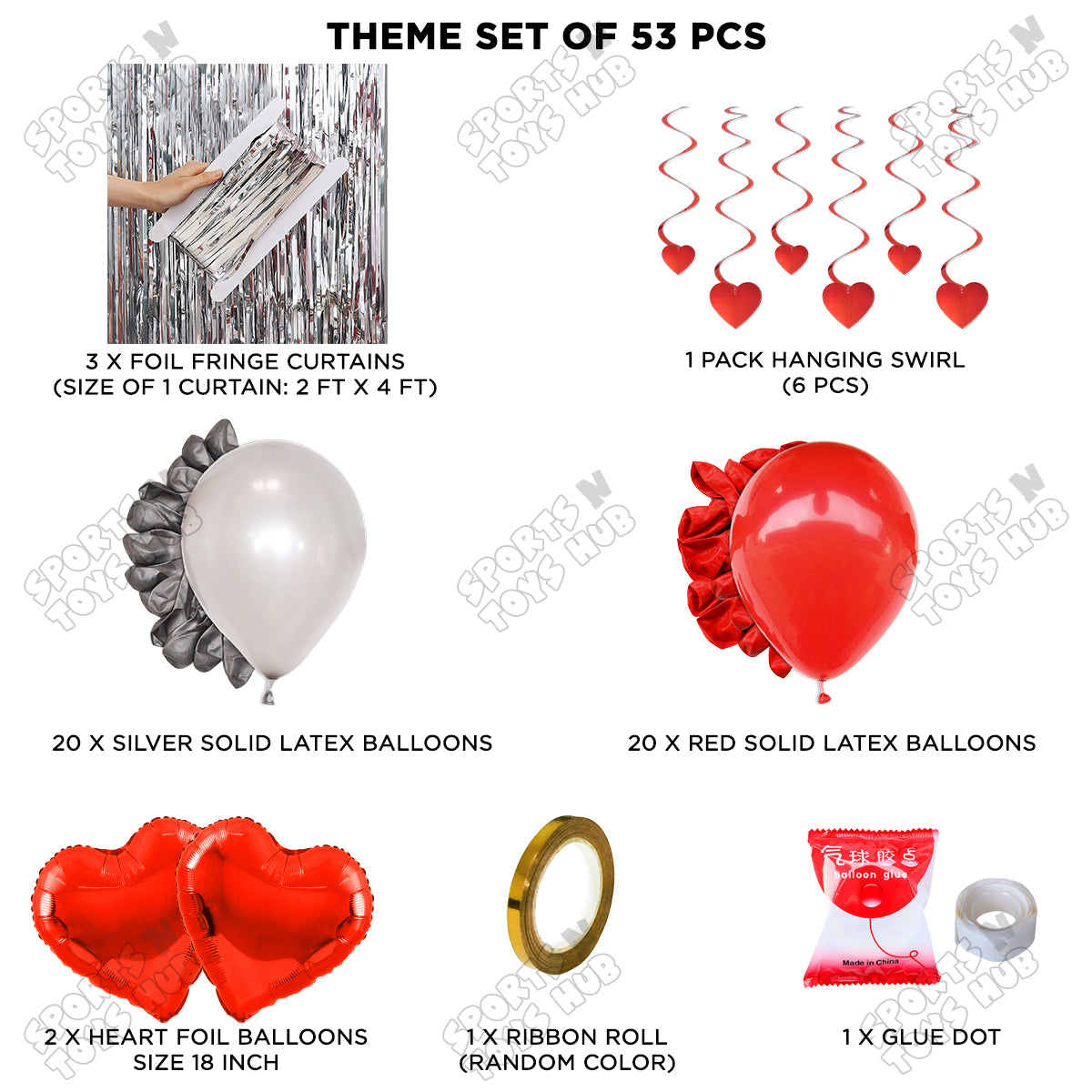 Heart Shape Swirl Theme Collection