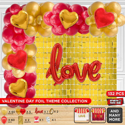 Love Cursive Foil Letter Arch Theme Collection