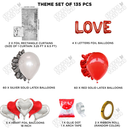 Love Foil Letter Arch Theme Collection