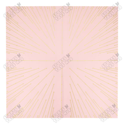 New Meteor Shower Linear Orbicular Pattern Translucent Floral Wrapping Sheets