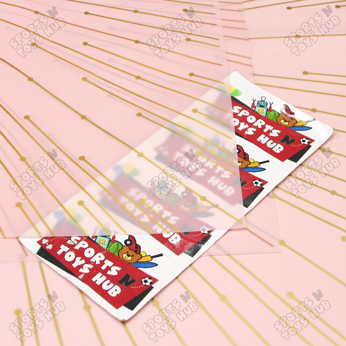 New Meteor Shower Linear Orbicular Pattern Translucent Floral Wrapping Sheets