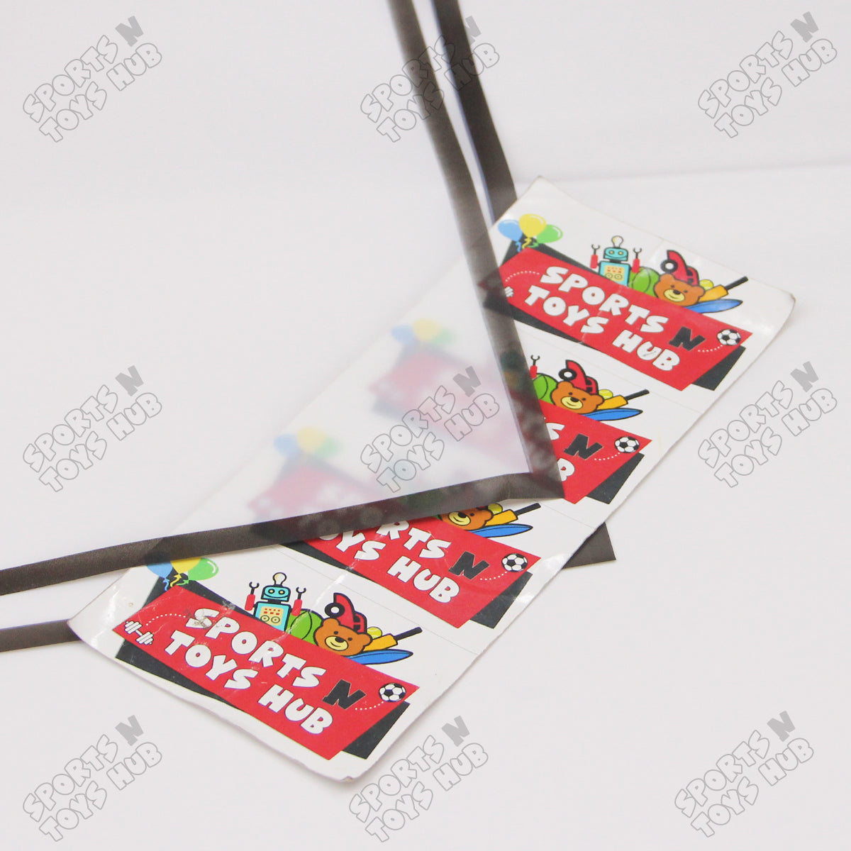 Monochrome Contrast Edge Translucent Floral Bouquet Wrapping Sheets