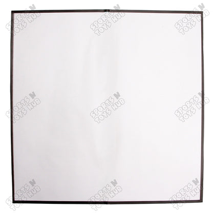 Monochrome Contrast Edge Translucent Floral Bouquet Wrapping Sheets