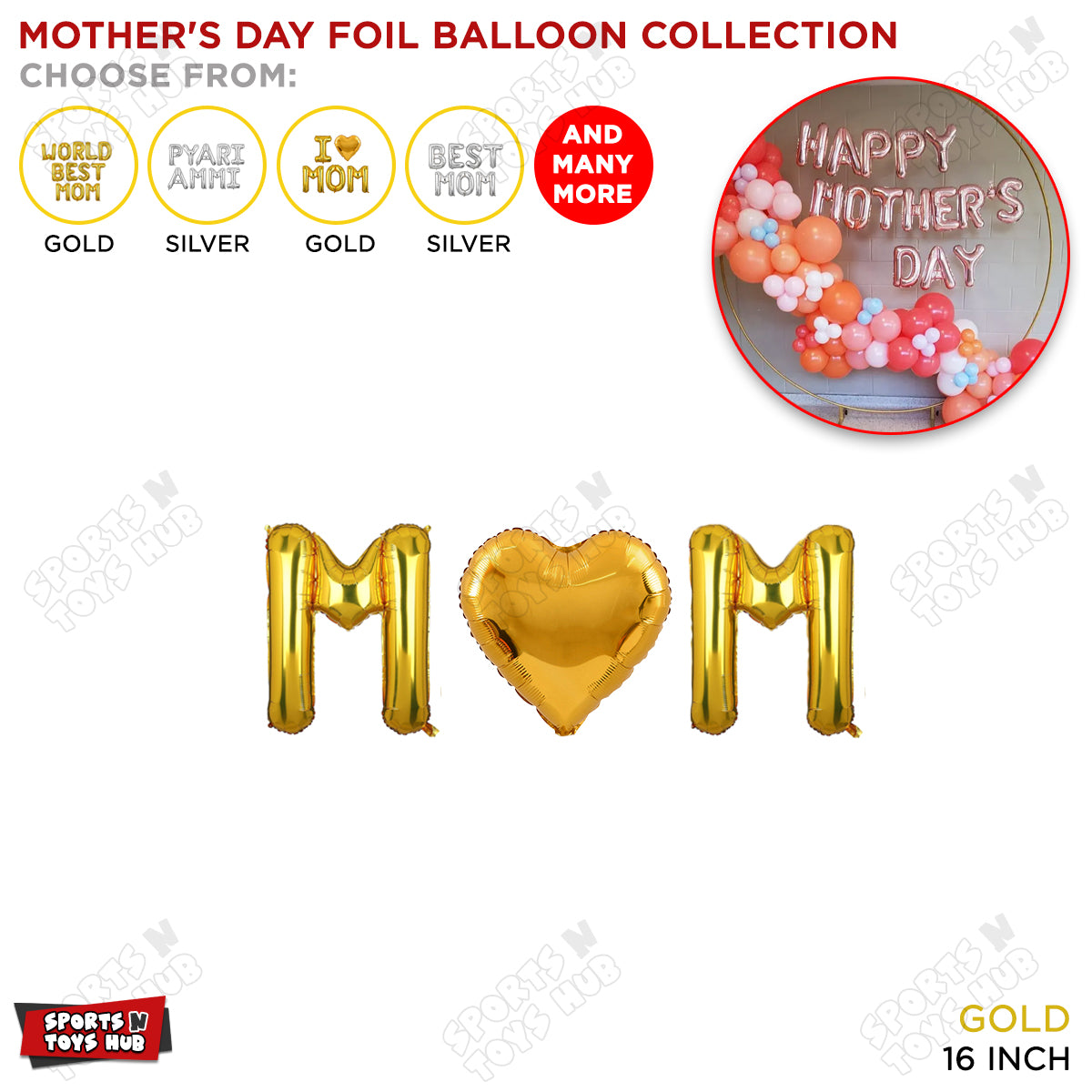 M♡M Foil Letter Collection