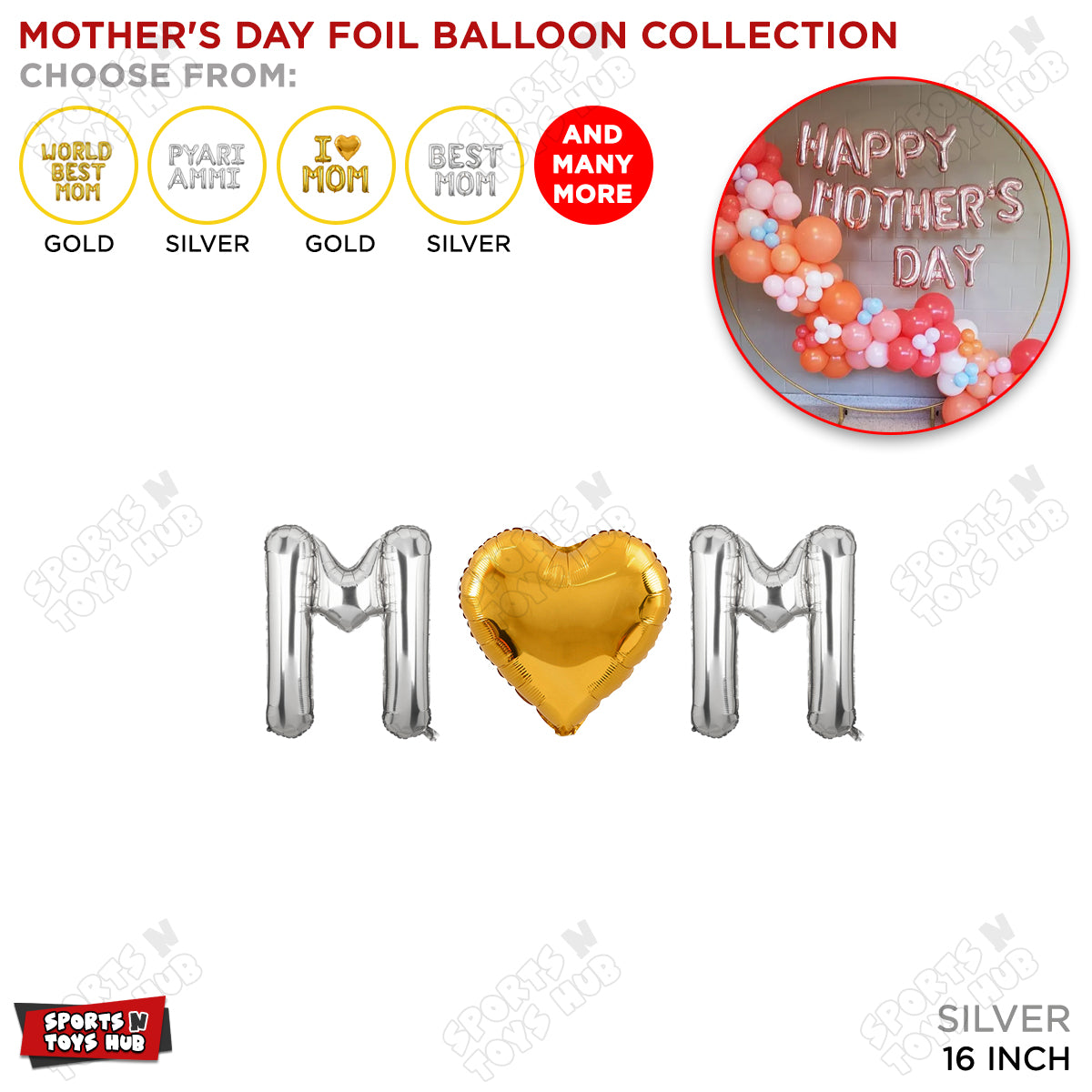 M♡M Foil Letter Collection