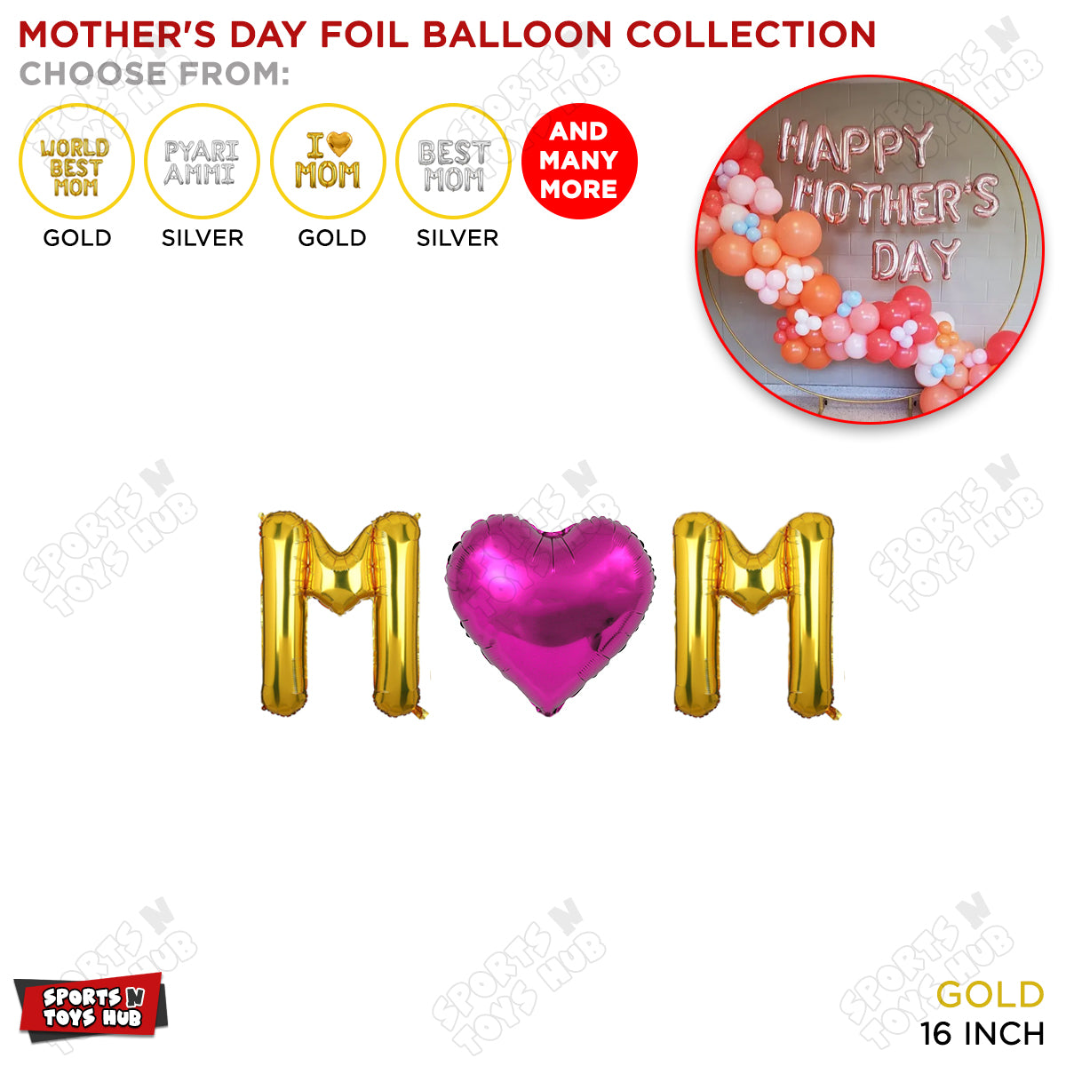 M♡M Foil Letter Collection