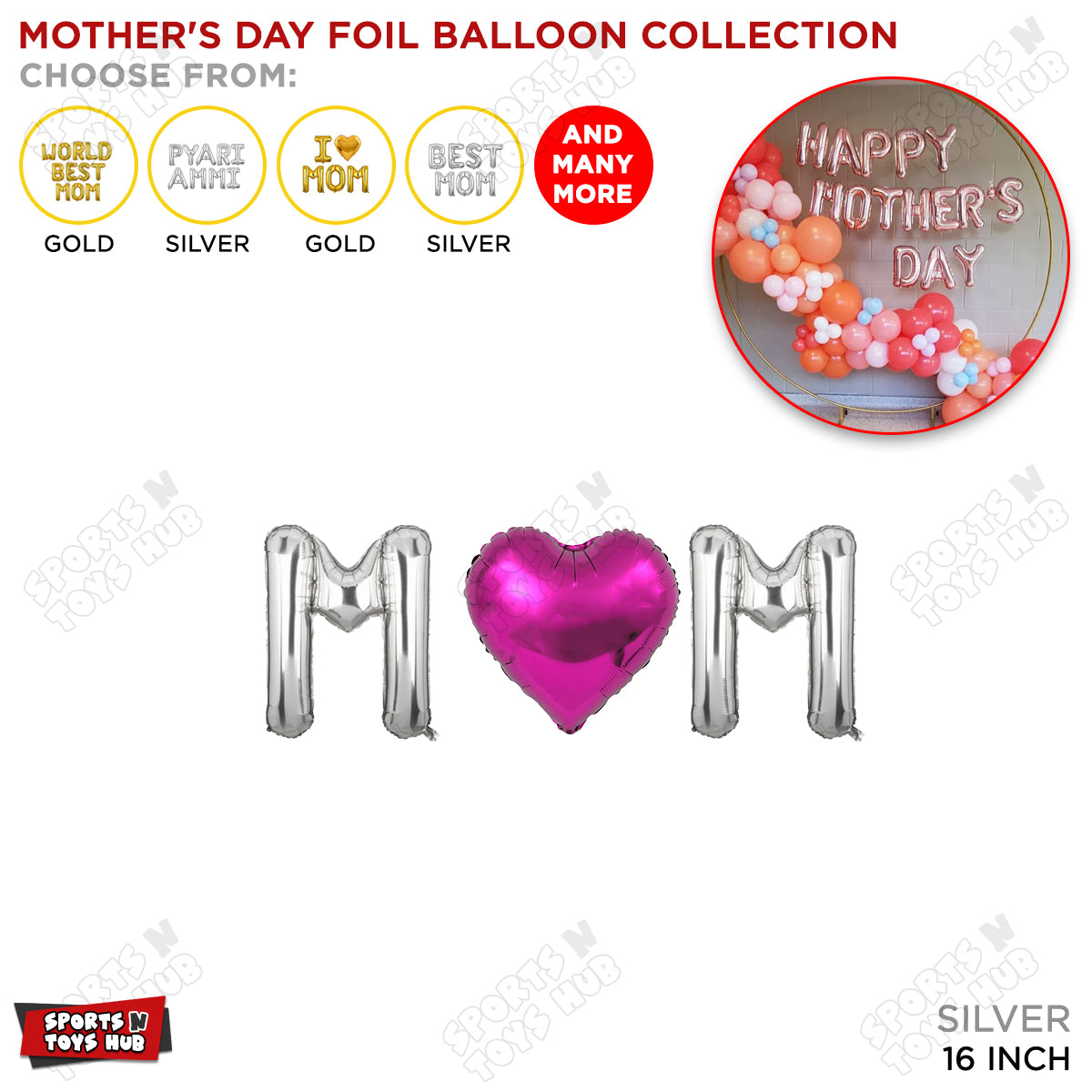 M♡M Foil Letter Collection