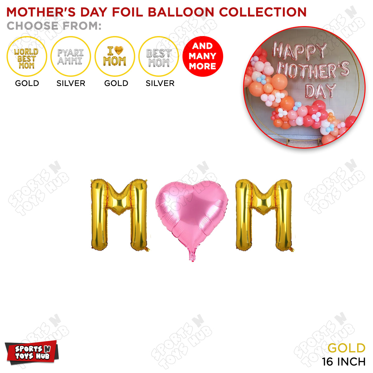 M♡M Foil Letter Collection