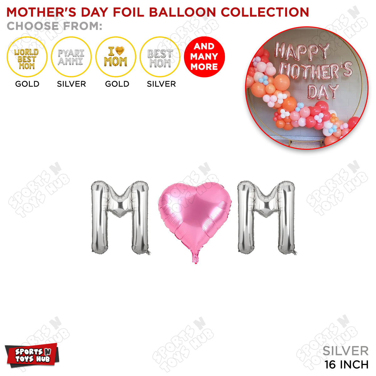 M♡M Foil Letter Collection