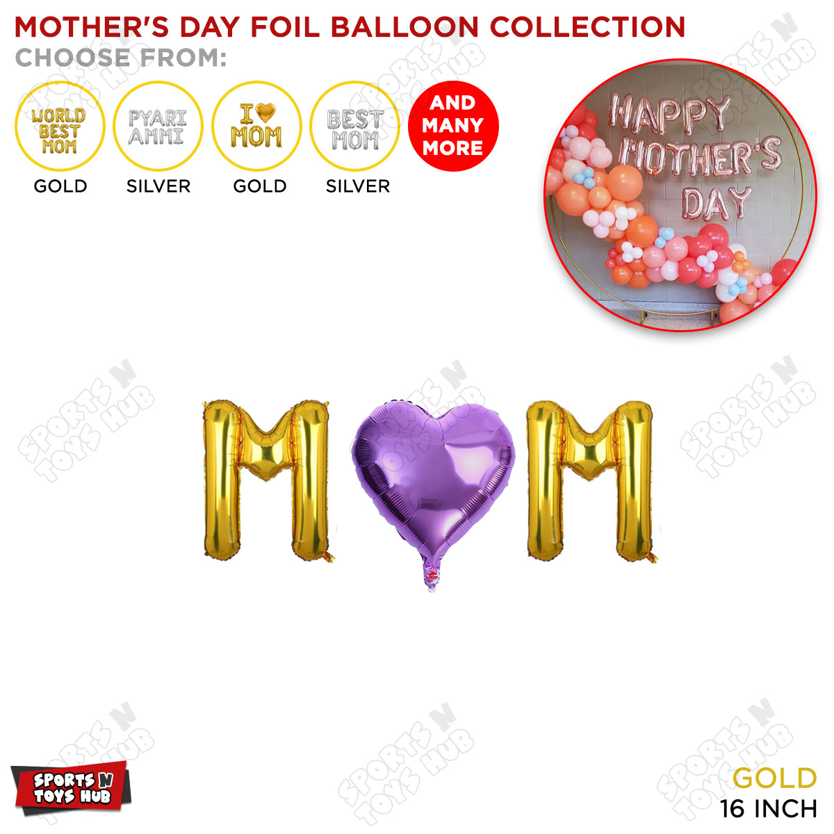 M♡M Foil Letter Collection