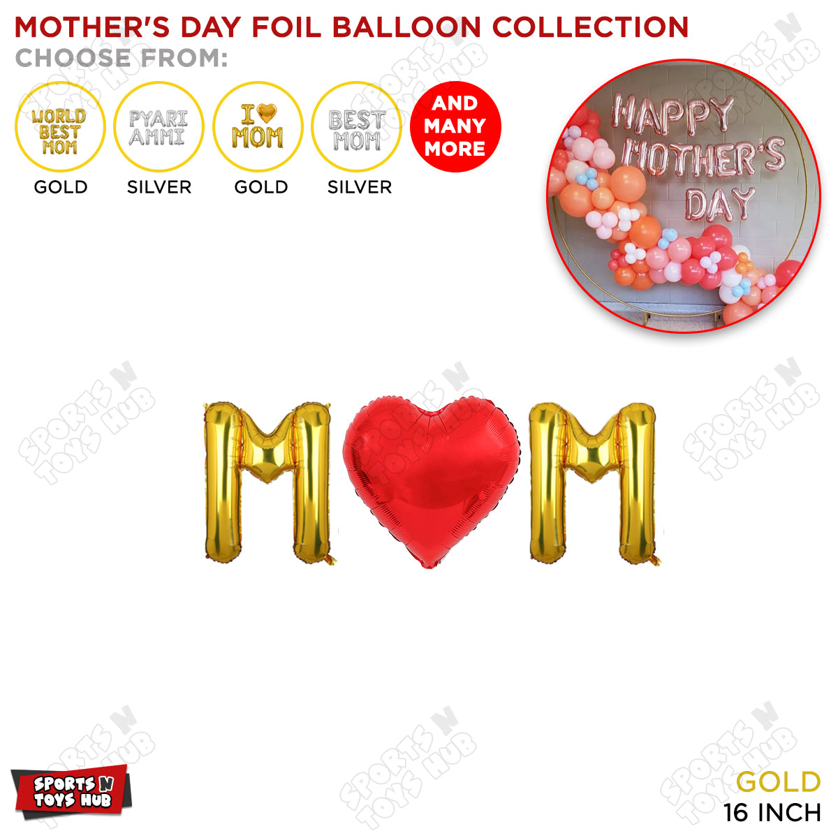 M♡M Foil Letter Collection