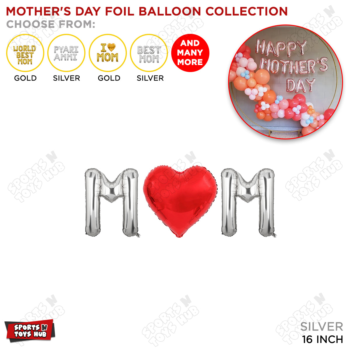 M♡M Foil Letter Collection