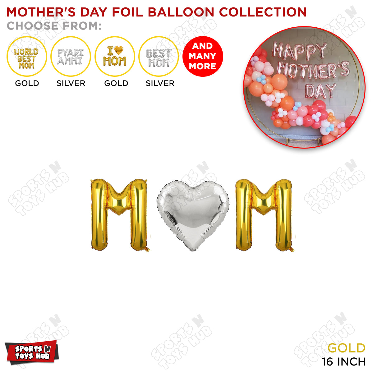 M♡M Foil Letter Collection