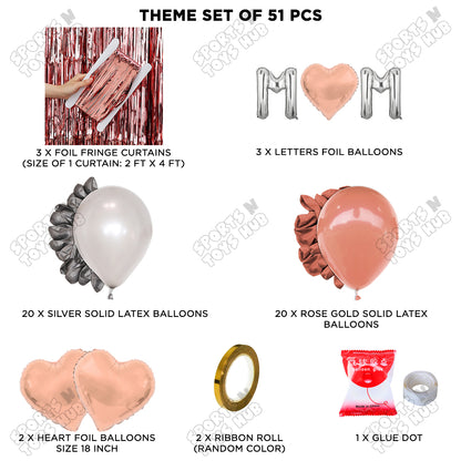 M♡m Foil Letter Curtain Theme Collection