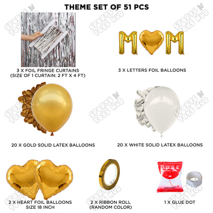 M♡m Foil Letter Curtain Theme Collection