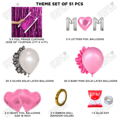 M♡m Foil Letter Curtain Theme Collection